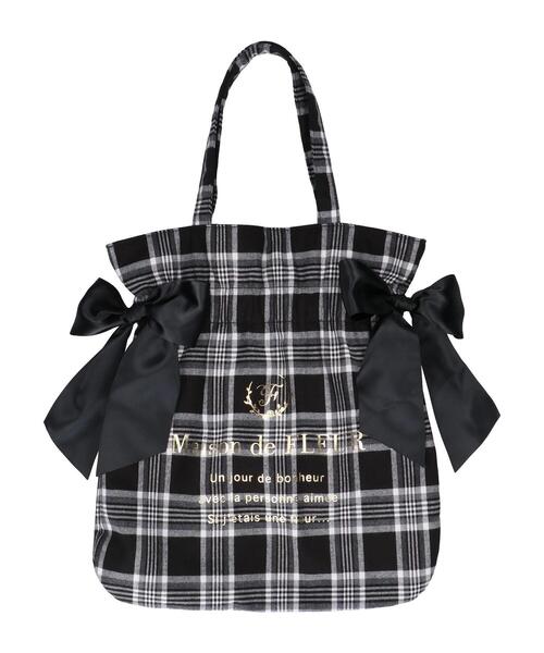 「Maison de FLEUR」 トートバッグ FREE ブラック レディース_画像6