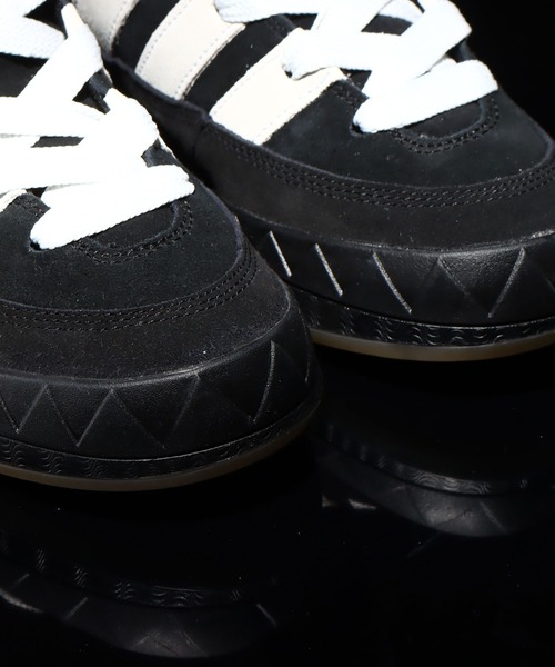「adidas」 ローカットスニーカー 28.5糎 黒いこと メンズ