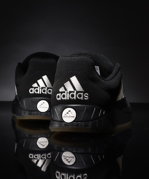 「adidas」 ローカットスニーカー 28.5糎 黒いこと メンズ