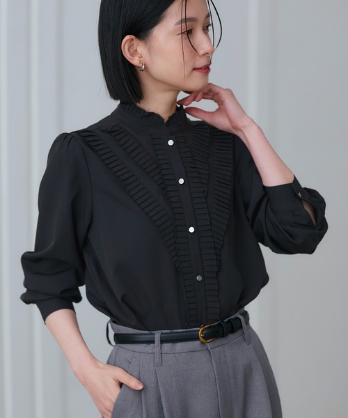 「RUIRUE BOUTIQUE」 長袖ブラウス M ライトベージュ レディース_画像5