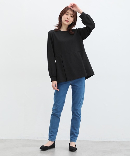 「Honeys」 「GLACIER」長袖カットソー M ブラック レディース_画像5