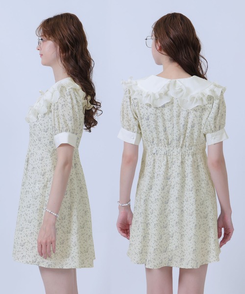 MARY QUANT merryjenny ビッグカラーフラワー ワンピース MARY QUANT（マリークヮント） ワンピース マリークワント ビッグ