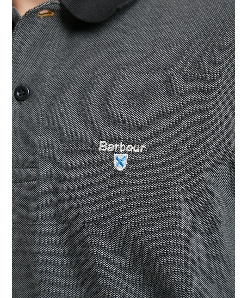 Barbour（バブアー） ポロシャツ 半袖 ロゴ バイカラー スポーツ