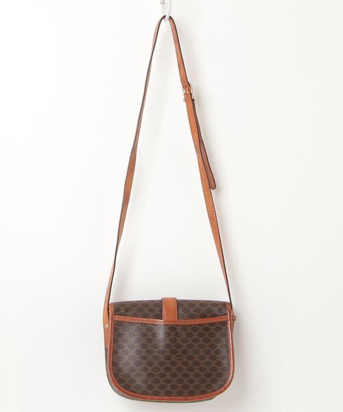 CELINE（セリーヌ） マカダム ショルダーバッグ - ブラウン レディース