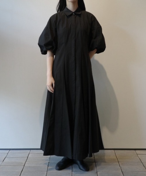 トップス CLANE FORM SLEEVE ONEPIECE CLANE（クラネ） ワンピース CLANE FORM SLEEVE PANEL LINE SHIRT