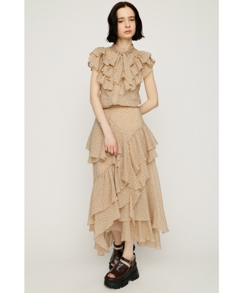 SLY（スライ） ブラウス シャツ FRILL RIBBON BLOUSE フリルリボン
