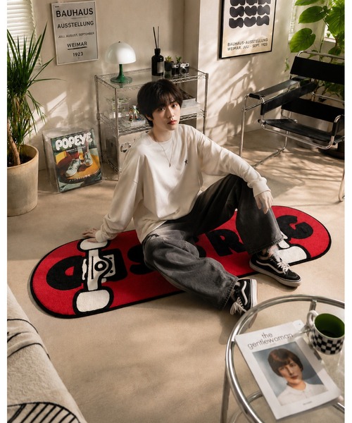 inst.ALL ラグ ラグマット スケボー型ミニラグマット : ZOZOTOWN Yahoo