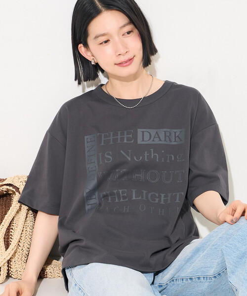 T出品 FREAK'S STORE（フリークスストア） tシャツ ワントーン ロゴTシャツ