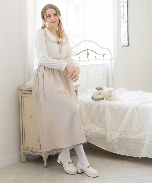 「DearMyLoveRose」 長袖ブラウス X-LARGE ホワイト×ブラック レディース_画像7