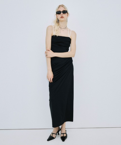 josemoonドレープカットスカート JOSE MOON（ジョゼムーン） ロング スカート DRAPE CUT SKIRT/ドレープ