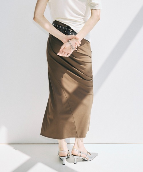 JOSE MOON（ジョゼムーン） ロング スカート DRAPE CUT SKIRT/ドレープ
