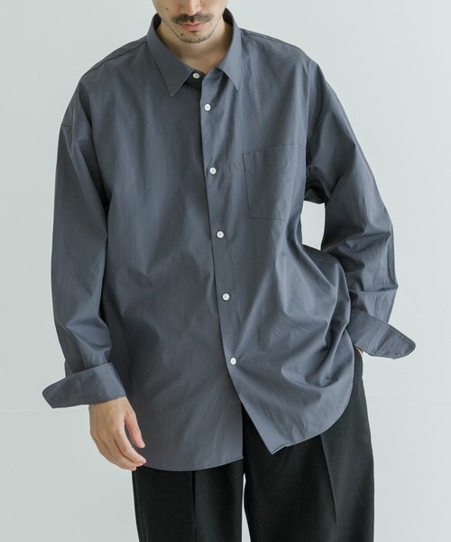 「THOMAS MASON」 長袖シャツ X-LARGE ホワイト メンズ_画像5