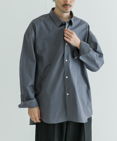 「THOMAS MASON」 長袖シャツ X-LARGE ホワイト メンズ_画像6