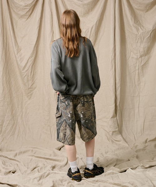 「WETTEMPT」 長袖Tシャツ LARGE チャコールグレー メンズ_画像9