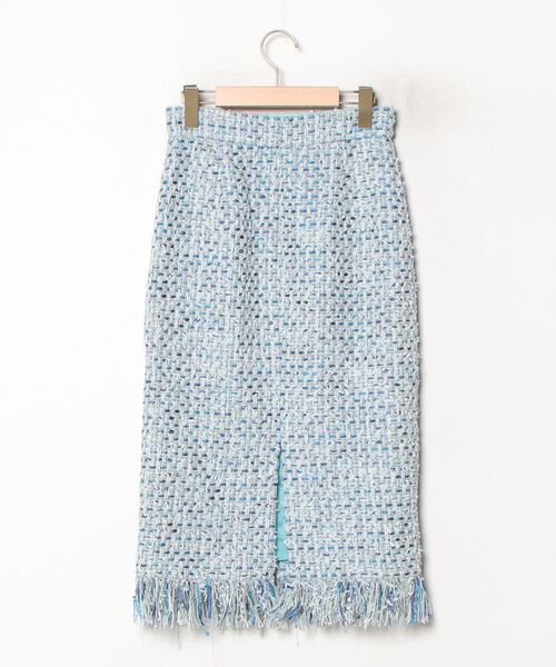 「UNITED ARROWS」 タイトスカート 36 ブルー レディース_画像2
