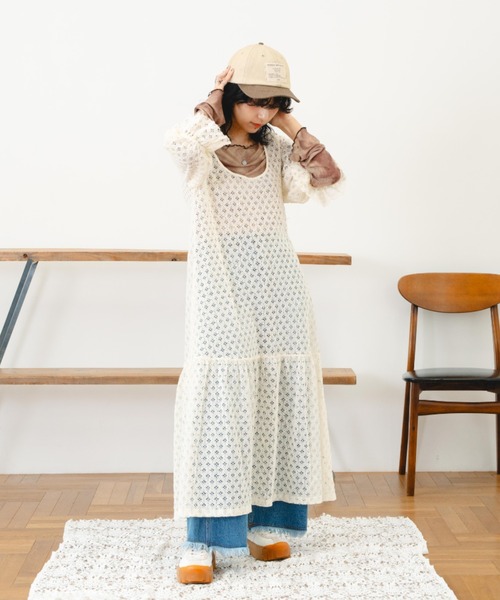 「eLur」 ブーツカットデニムパンツ MEDIUM インディゴブルー レディース_画像8