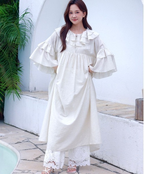 BIRTHDAY BASH（バースデーバッシュ） ワンピース FRILL KAFTAN DRESS 
