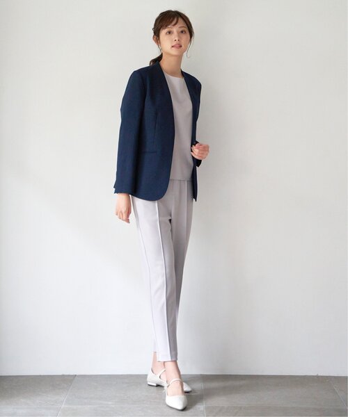 「IKKA LOUNGE」 セットアップ M ネイビー レディース_画像8