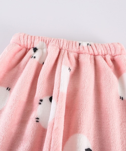 DAY CLOSET パジャマ キッズ もこもこボア総柄オーバーサイズルーム