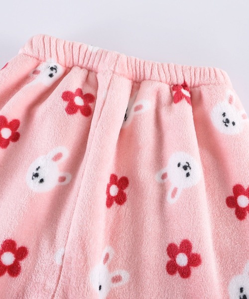 DAY CLOSET パジャマ キッズ もこもこボア総柄オーバーサイズルーム