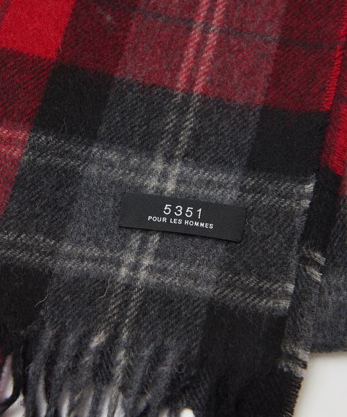mayoさん用5351プールオム　ファー　マフラー　黒 5351 POUR LES HOMMES 5351プールオム 0280000000_07BLACK