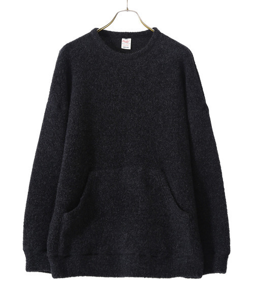 在庫あ通販 ニット GOLD / ゴールド:BOUCLE WOOL KNIT BIG POCKET CREW NECK:GL68552 ZOZOTOWN PayPayモール店 - 通販 - PayPayモール 定番人気新作