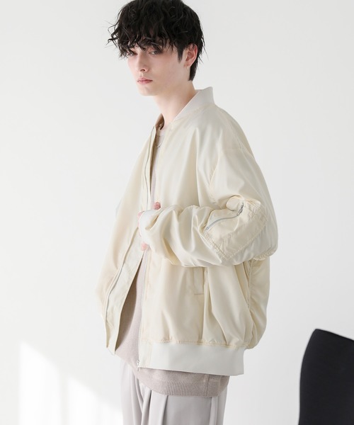 ASTRONOMY ma1 ma-1 ビッグシルエット袖シャーリングアーバンMA-1