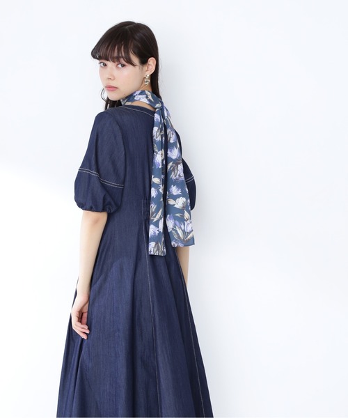 Sale 公式通販 直営店限定 ワンピース タックウエストスカーフ付ワンピース Zozotown Paypayモール店 通販 Paypayモール 希少 Etcui Net