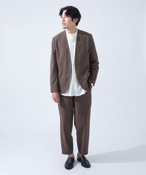 らかなビン ジャケット PayPayモール店 - 通販 - PayPayモール ノーカラージャケット 丸井織物ノーカラージャケット ZOZOTOWN ☨ラージャケ