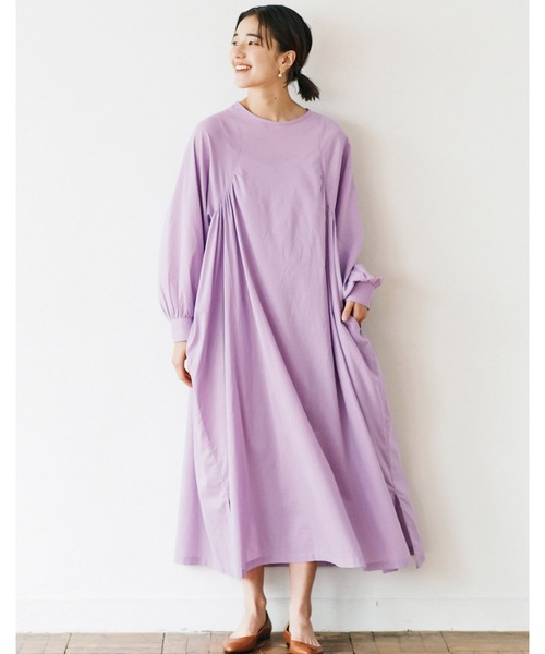 ワンピース 佐藤かなさんプロデュース アヴェクモワ ギャザーワンピース ラベンダー Zozotown Yahoo 店 通販 Yahoo ショッピング