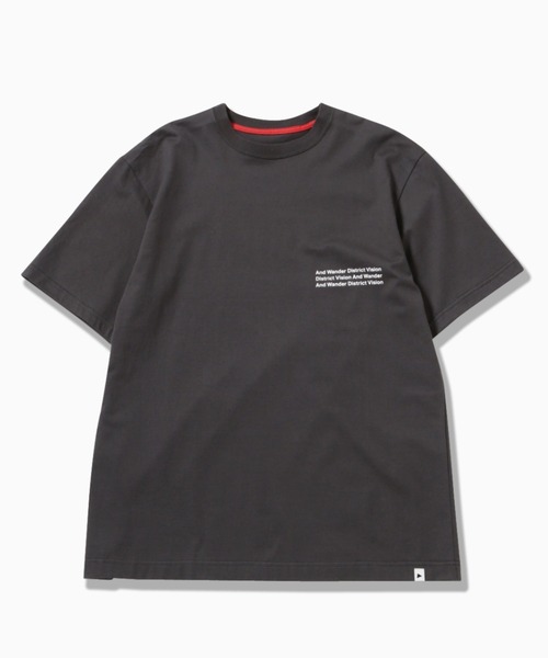 45 割引チャコールグレー 3 メンズ Mサイズ相当 4 メンズ Lサイズ相当 5 メンズ Xlサイズ相当 種類豊富な品揃え Tシャツ Tシャツ District Vision And Wander ディストリクトヴィジョン アンドワンダー Ss T ショートスリー Tシャツ カットソー メンズ