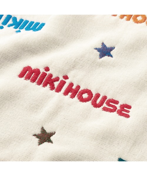 ベビー ロゴ刺繍六重織ガーゼケット|ZOZOTOWN |03