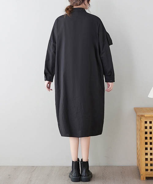 ブラック フリル ボリューム ワンピース vi-1126 gossip!ロサンゼルス ワンピース フリル ボリュームワンピース