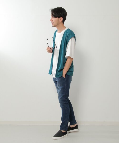 ikka ベスト ジレ 「2点セット」ジョーゼットジレインナーセット