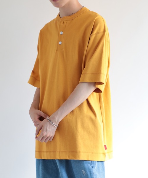 Healthknit tシャツ 「Healthknit」Max Weight Henley S/S 半袖T
