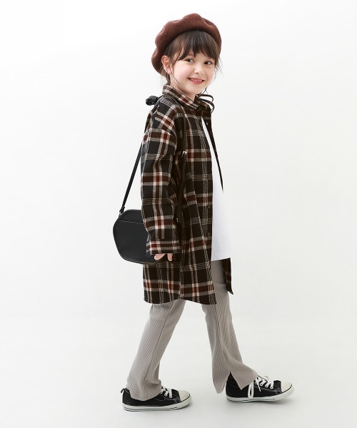 devirock（デビロック） ワンピース 綿100% チェック柄 ネルシャツ