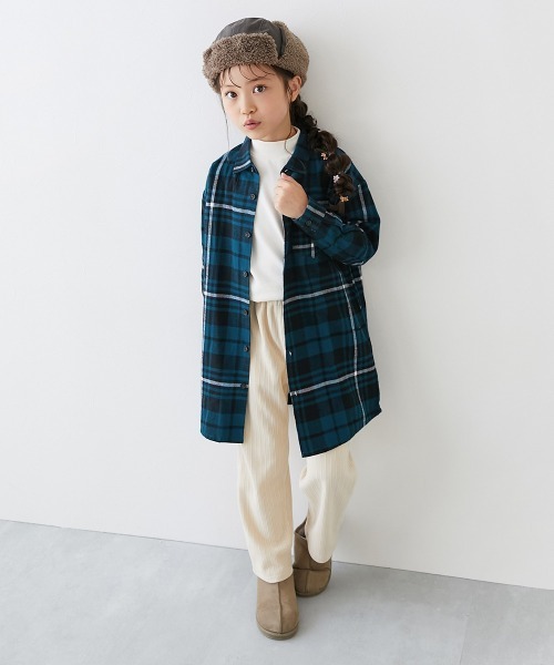 devirock（デビロック） ワンピース 綿100% チェック柄 ネルシャツ