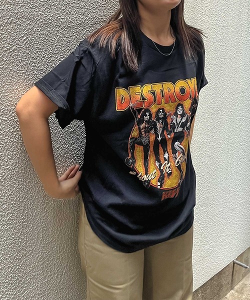 THE BAREFOOT tシャツ 「 Destroyer / デストロイヤー 」キッス バンド