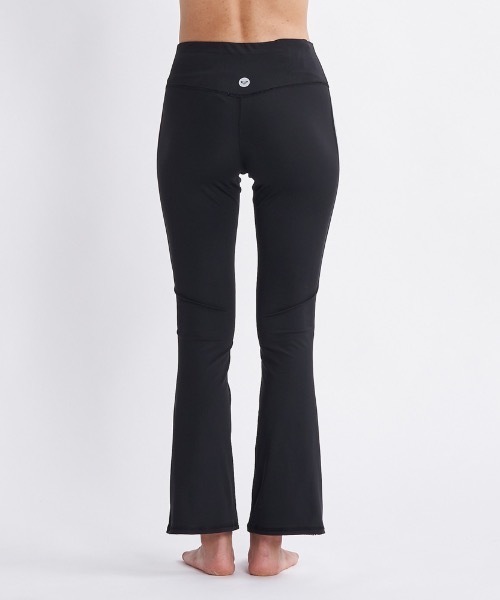SLY ナイロンフレアパンツ SLY スラックス パンツ IRREGULAR WAIST FLARE PT イレギュラー