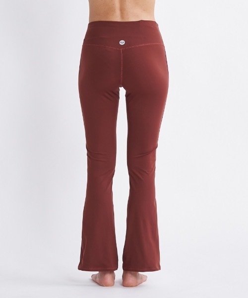SLY ナイロンフレアパンツ SLY スラックス パンツ NYLON TUCK FLARE PT ナイロン タック