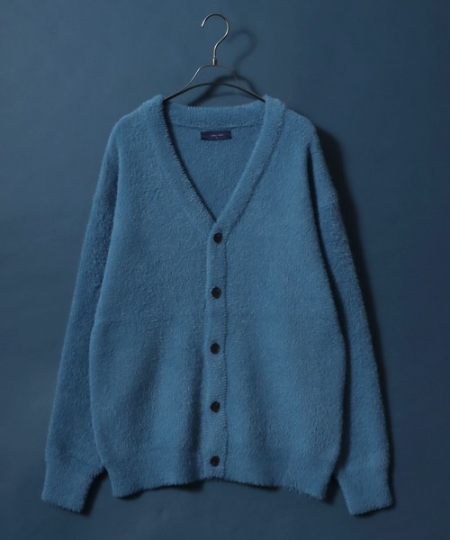 LIDNM FEATHER YARN LOOSE CARDIGAN サイズM ANPAS（アンパス 