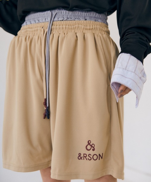 ＆RSON（アンダーソン） ハーフパンツ パンツ 短パン STANDARD SHORTS