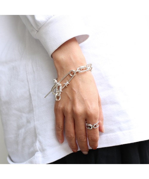 【最終価格】jam clothing 購入 ブレスレット JAM HOME MADE ブレスレット 安全じゃないLピン ブレスレット