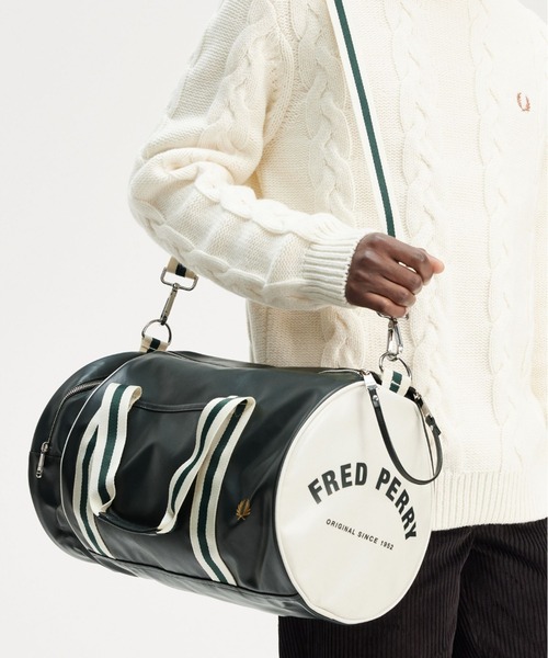 【マストハブ】FRED PERRY Classic Barrel バッグ FRED PERRY スポーツバッグ Classic Barrel Bag／クラシック