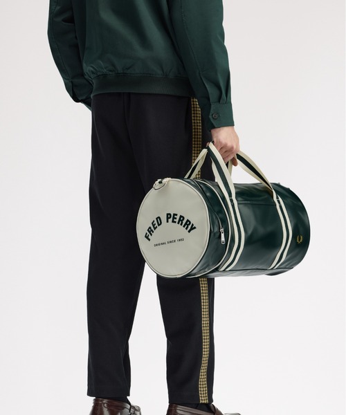 FRED PERRY（フレッドペリー） ドラムバッグ Classic Barrel Bag