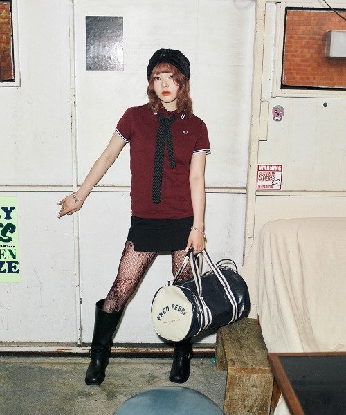 FRED PERRY クラシックバレルバッグ フレッドペリー FRED PERRY クラシック バレル バッグ L7255 ボストン