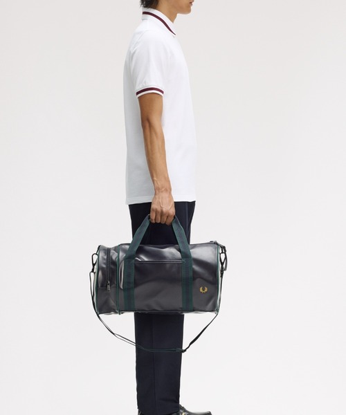 FRED PERRY（フレッドペリー） ドラムバッグ Classic Barrel Bag