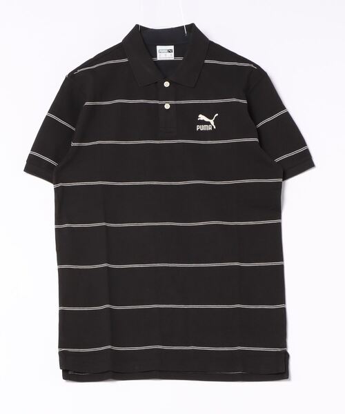 PUMA プーマ ジュビロ磐田 ポロシャツ 黒 金 ユニフォーム ブラック L Kemari87 KISHISPO / ジュビロ磐田