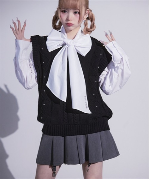 Fickle Bebe スカート ギャザープレッピースカート : ZOZOTOWN