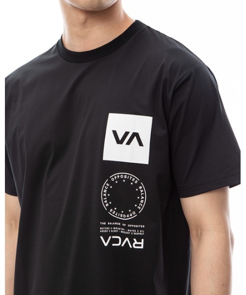 国内配送★RVCA★VA VENT SURF SS ラッシュガード 速乾性◎ RVCA ラッシュガード メンズ VA VENT SURF SS 「2024年春夏